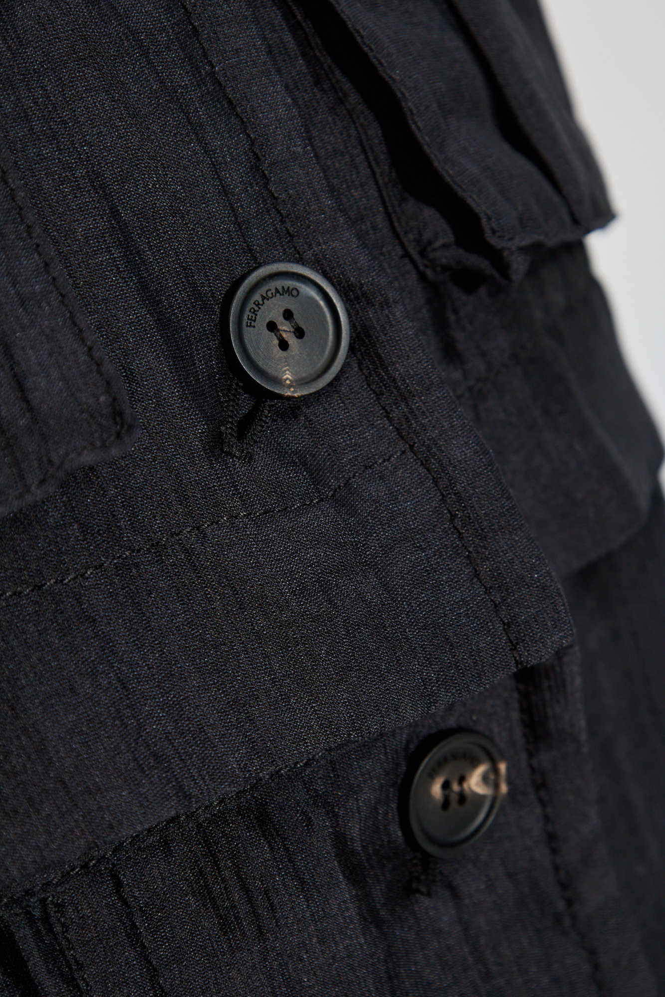 Black Silk jacket FERRAGAMO - Vitkac Italy